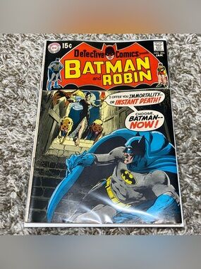 KEY VINTAGE 1970 DC COMICS 1st Collab Adams Oneil Detective Batman & Robin #395